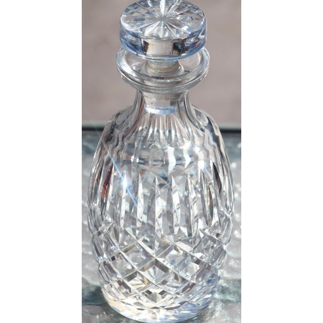 1990s Waterford Crystal Spirit Liquor Decanter Lismore Fan Pattern For Sale In Phoenix - Image 6 of 8