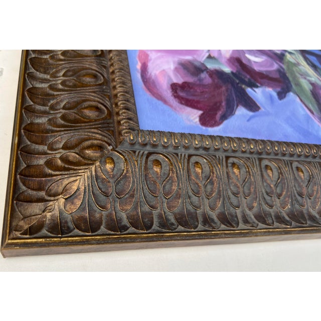 Rose Floral Still Life Painting Print, Custom Frame For Sale - Image 9 of 16