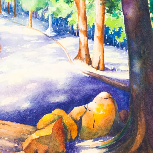 1990s Steps to the Quiet Road - Tomoko Parry, C. 1990s For Sale - Image 5 of 10