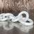 Vintage Boho Carved Marble Chain Sculpture For Sale - Image 12 of 14