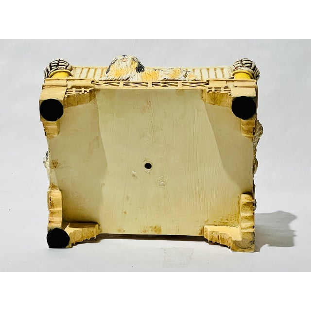 Vintage Dog Shitzhu Maltese Llaso Apso Asian Catchall For Sale In Washington DC - Image 6 of 9