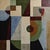 In Double jeu, French contemporary painter Sophie Dumont brings together divided circles, interrupted curves and diagonals...