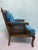 Traditional Mid 20th Century Regency Style Kimball Side Chair Cane and Velvet For Sale - Image 3 of 12