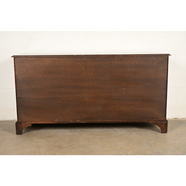 Harden Furniture Georgian Solid Cherry Wood Eleven-Drawer Dresser For Sale - Image 13 of 14