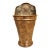Highly Worked 19th Century Ceremonial Repousse Copper Hotte From France For Sale