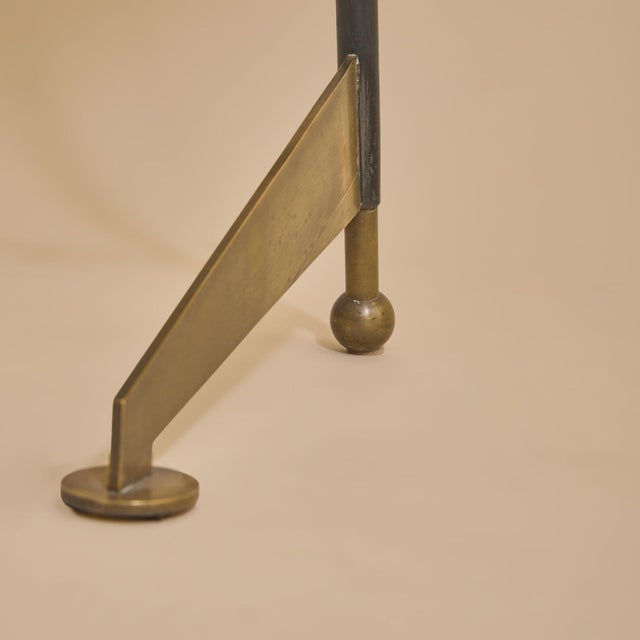 Wood Italian Mahogany Console or Desk in the Manner of Luigi Fornasari, 1950s For Sale - Image 7 of 11