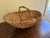 Antique American Splint Oak Basket With Handled Form, Early 20th Century For Sale In South Bend - Image 6 of 11