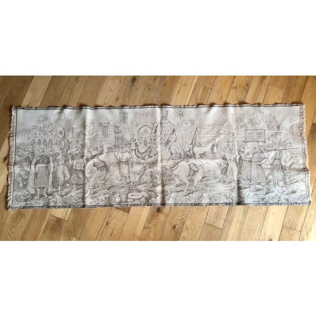 1970s Moroccan Aubusson Tapestry Textile / Art For Sale - Image 16 of 18