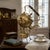 This exquisite antique French spirit kettle (bouillotte) is a quintessential example of Art Nouveau functional art,...