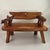 Late 20th Century Sculptural Rustic Knotted Hardwood Bench For Sale - Image 11 of 12