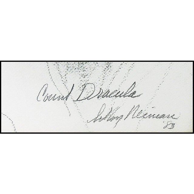 Abstract Expressionism 1980s Count Dracula, LeRoy Neiman For Sale - Image 3 of 5