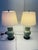1940s Chinese Celadon Green Ceramic Table Lamps - A Pair For Sale - Image 11 of 12