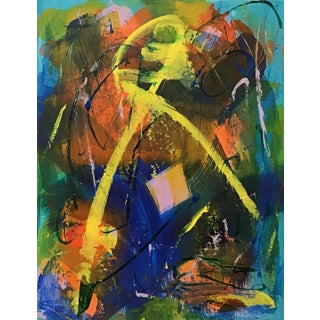 Mixed Media Painting on Stretched Canvas by Stephen Stilgenbauer For Sale