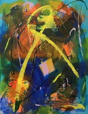 Mixed Media Painting on Stretched Canvas by Stephen Stilgenbauer