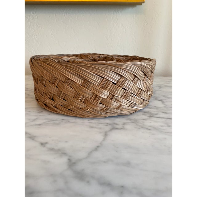 Vintage Italian Wicker Beverage Set- 7 Pieces For Sale - Image 9 of 11