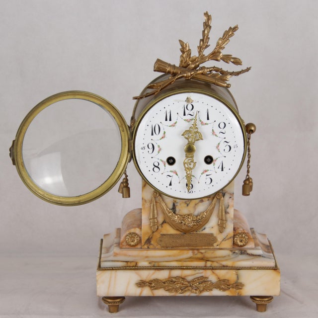 Late 19th Century French Pendulum Mantel Clock, 1880s For Sale - Image 5 of 18