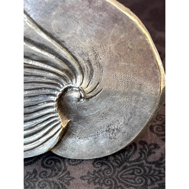 Metal Large French Silvered Bronze Box Line Vautrin For Sale - Image 7 of 13