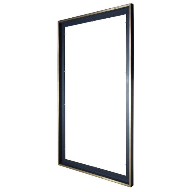 Black & Gold Art Frame, made in 2012 by Mitre & Bevel in California.