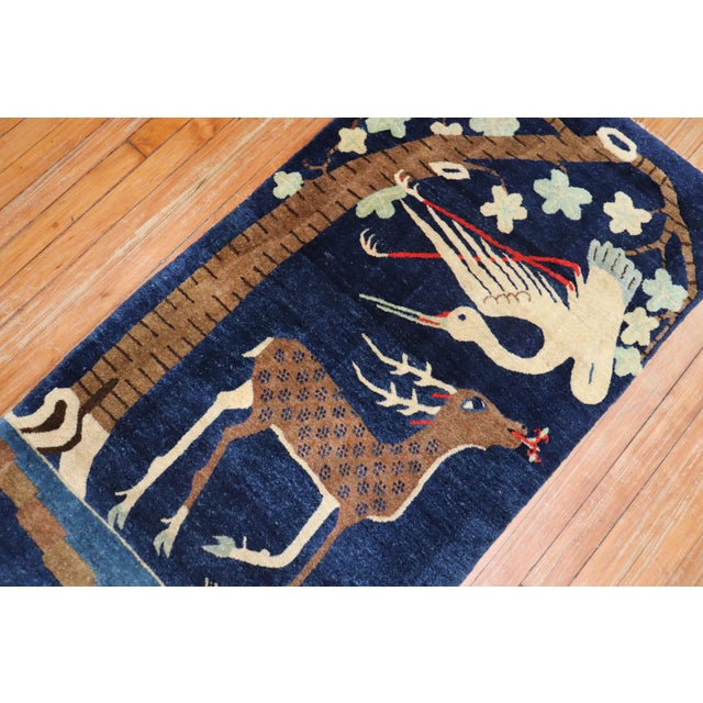 Early 20th Century Pictorial Chinese Rug - 2'5" x 4'6" For Sale - Image 18 of 18