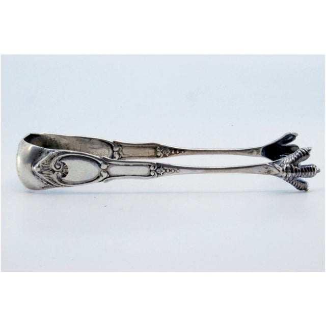 Silver Ice Tongs in the Shape of Claws For Sale - Image 3 of 9