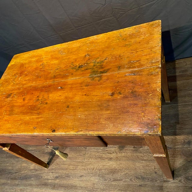 Antique French Provincial Writing Table For Sale In Portland, ME - Image 6 of 9