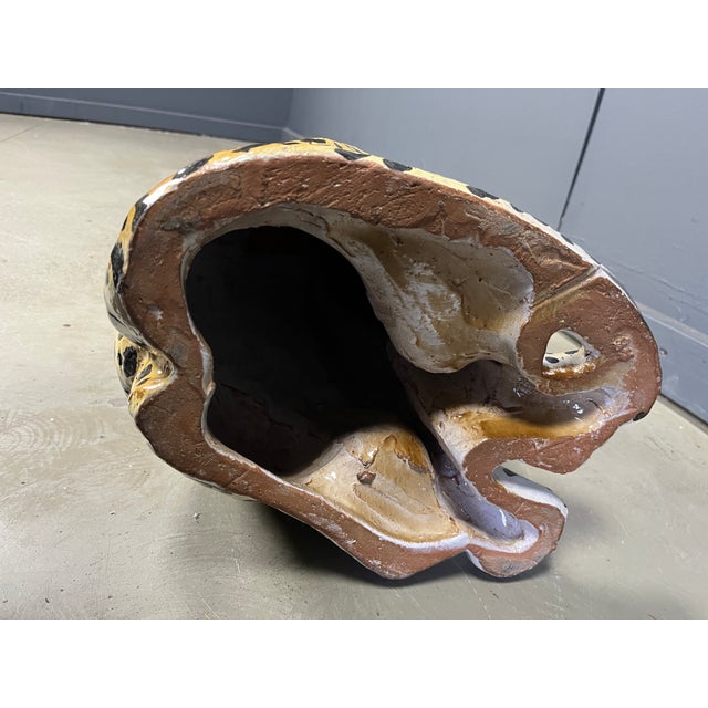 Italian Glazed Terracotta Leopard Figures, 1960s, Set of 2 For Sale - Image 13 of 13