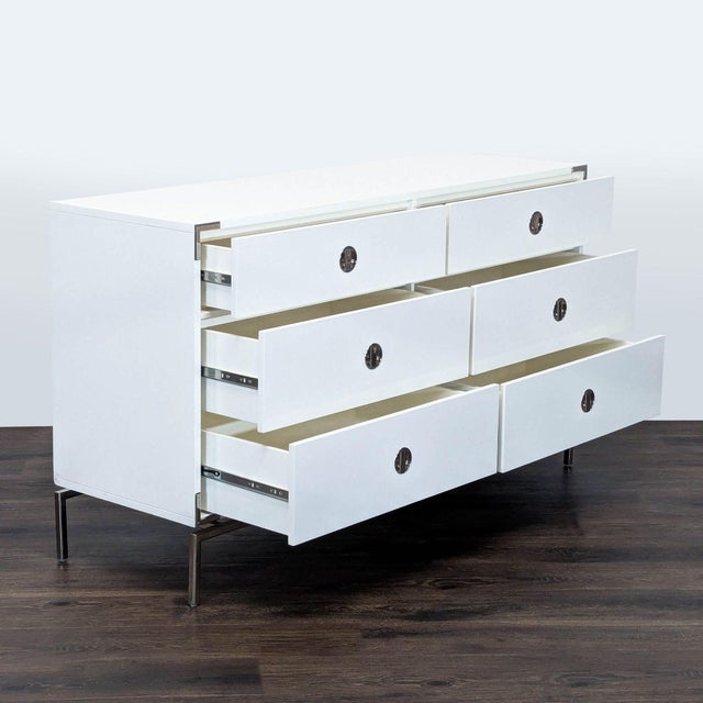 Campaign West Elm Malone Campaign 6-Drawer Dresser For Sale - Image 3 of 11