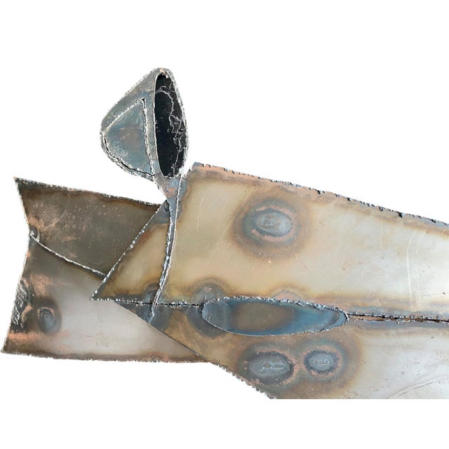 Paul Evans 1960s Mid-Century Brutalist Welded Steel Sculpture For Sale - Image 4 of 5