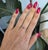 A natural purple spinel glows in a rich grape-purple at the center of this pared-back, minimal solid 14K white gold ring,...
