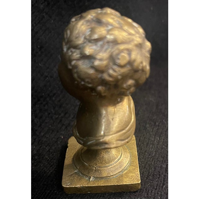 19th Century French Child Bust Sculpture For Sale - Image 9 of 9
