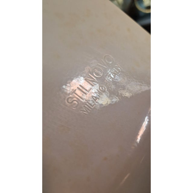 Hanging White Iron Table Lamp from Stilnovo, 1970s For Sale - Image 10 of 13