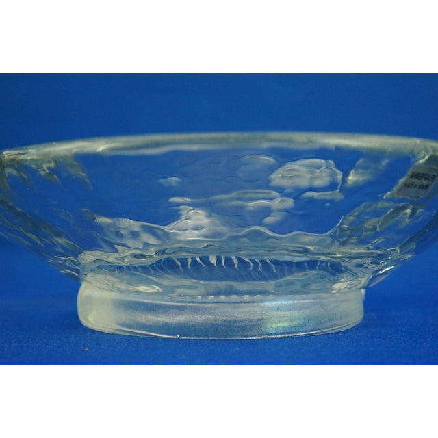 Vintage Centerpiece Emptier in Iridescent Murano Glass with Leaf by Alfredo Barbini, 1950s For Sale - Image 10 of 18