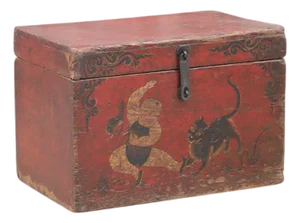 Antique Chinese Painted Chest