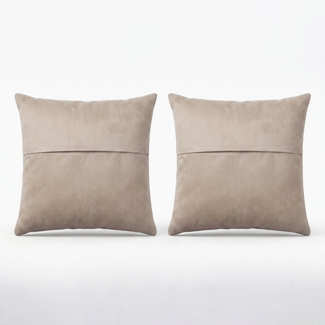 Turkish Kilim Pillow Cover 24'' X 24'' - Set of Two For Sale - Image 4 of 4