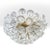 Vintage Glass and Gold-Plated Brass Ceiling Light, 1980s For Sale - Image 10 of 10