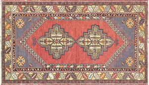 1960s Turkish Oushak Rug