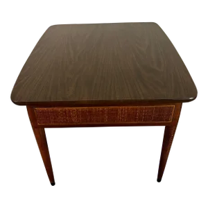 1960s Vintage American of Martinsville Walnut Side Table