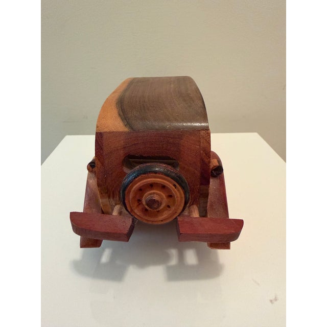 Ralph Lauren Home Vintage Handcrafted Wood Ford Touring Car Model Folk Art Sculpture. Ralph Lauren Bookcase Aesthetic For Sale - Image 4 of 7