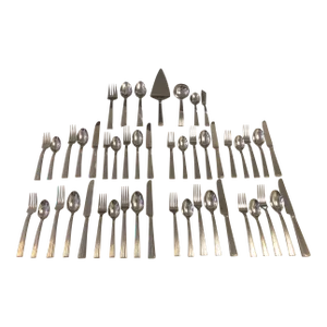 Vera Wang 47-Piece Cutlery and Host and Serving Set in 18/10 Stainless Steel