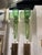 2000 - 2009 Pair of Murano Apple Green Torch Sconces For Sale - Image 5 of 6