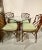 Faux Bamboo Table and Four Chairs For Sale - Image 11 of 11
