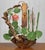 2010s Outsider Folk Copper Art Garden Indoor Water Fountain W/ Live Edge Log For Sale - Image 5 of 12
