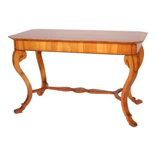 Antique Biedermeier Style Writing Table For Sale