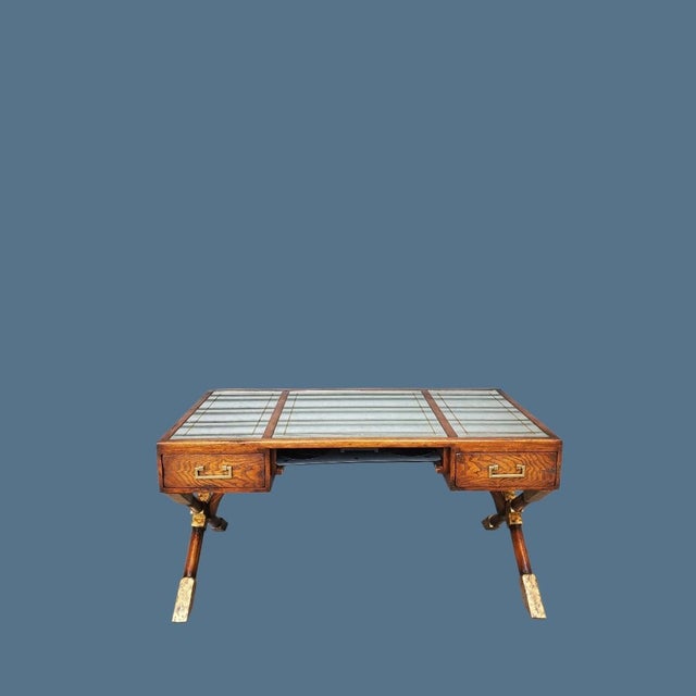 1990s John Richard Campaign Desk For Sale - Image 10 of 16