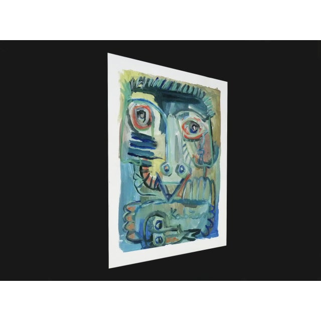 Kabian, 1980s, Paint & Paper For Sale - Image 3 of 9