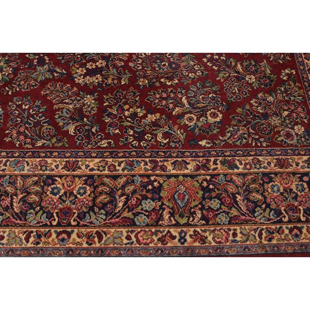Karastan 8'8 x 12' Red Sarouk Room Size Rug Chairish