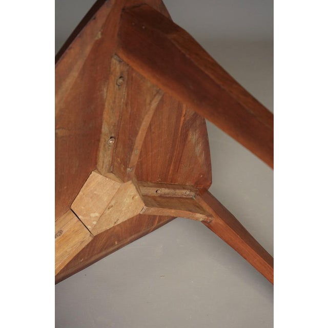 Anthroposophical Organic Coffee Table in Walnut, 1950s For Sale - Image 12 of 13