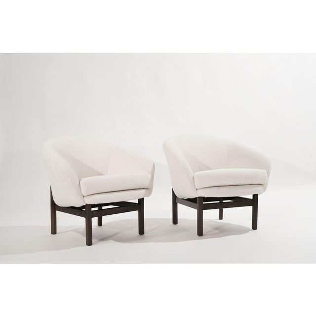 Mid-Century Barrel Lounge Chairs by Lawrence Peabody, 1950s For Sale In New York - Image 6 of 12