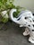 Archimede Seguso "Bianco Nero" Murano Glass Large Elephant Sculpture, Vintage 1960s MCM (Attributed) For Sale - Image 10 of 12