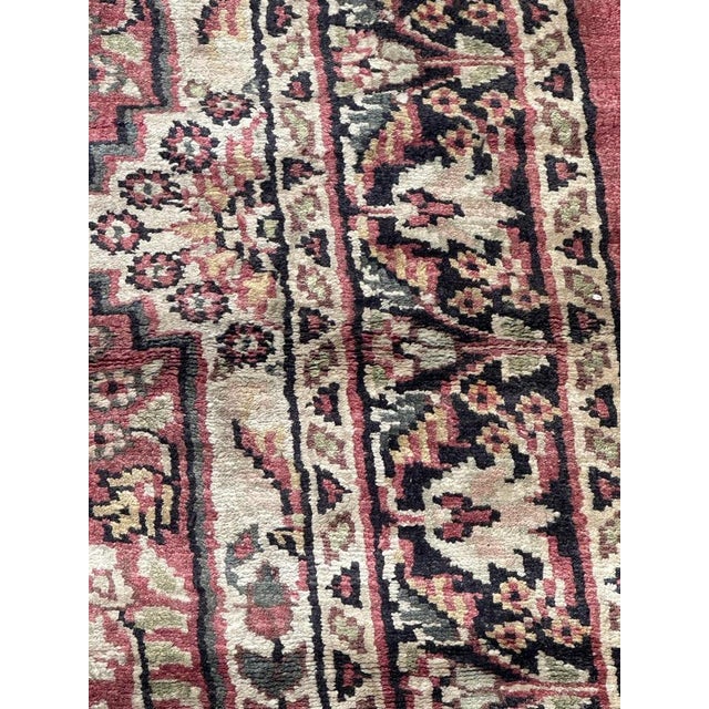 Small Vintage Chinese Silk Rug, 1980s For Sale - Image 12 of 14